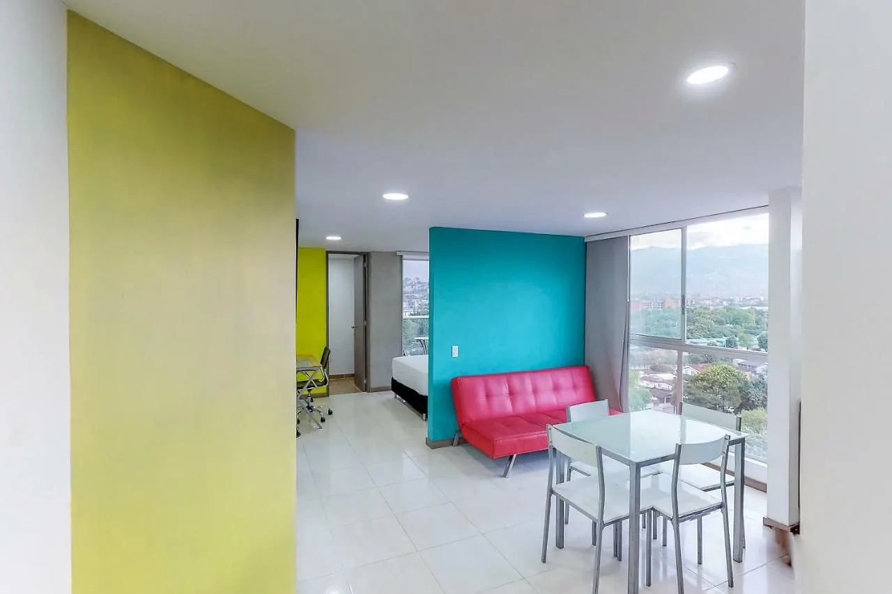 公寓 麦德林 Edificio Vegas De La Aguacatala - El Poblado酒店
