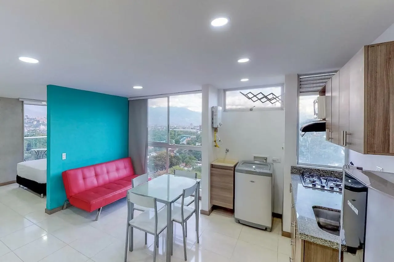 麦德林 Edificio Vegas De La Aguacatala - El Poblado酒店 公寓